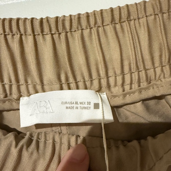 Zara Elastic Waist Wide Leg Pants - Picture 4 of 4